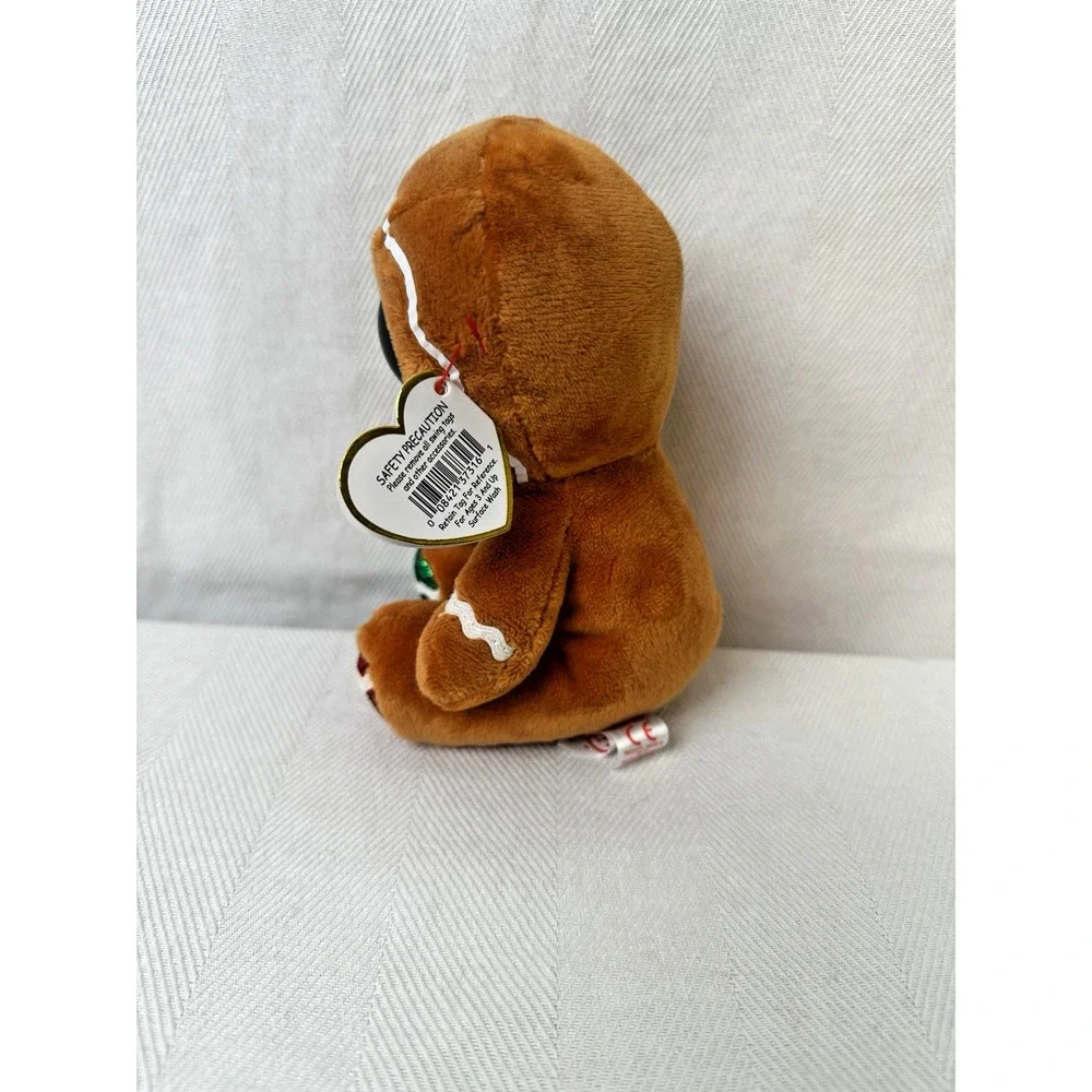 Ty Beanie Boos - CRUMBLE the Christmas Holiday Gingerbread Man 6”